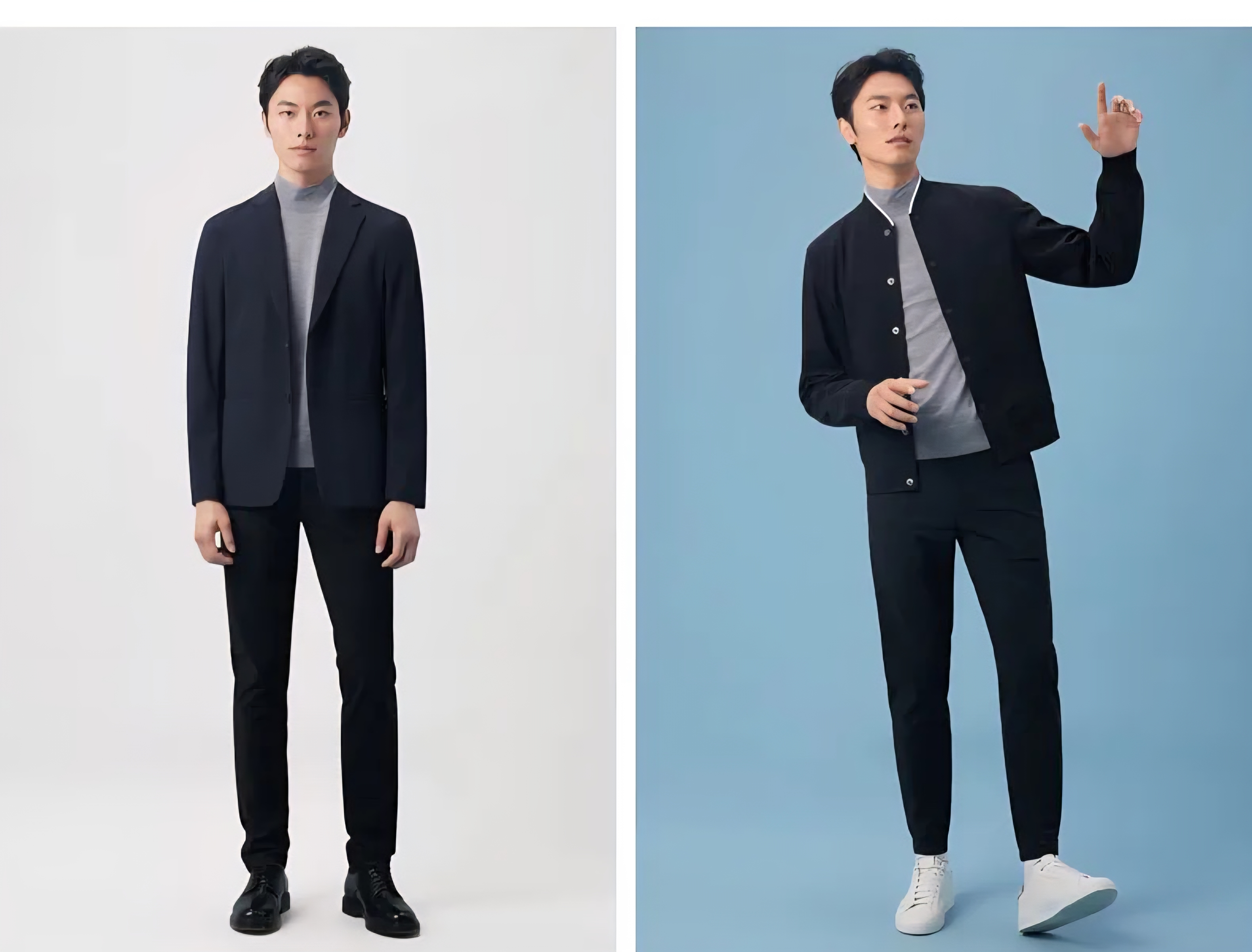 090 띠어 THE 남성 프리시전 폰트 자이너 팬츠