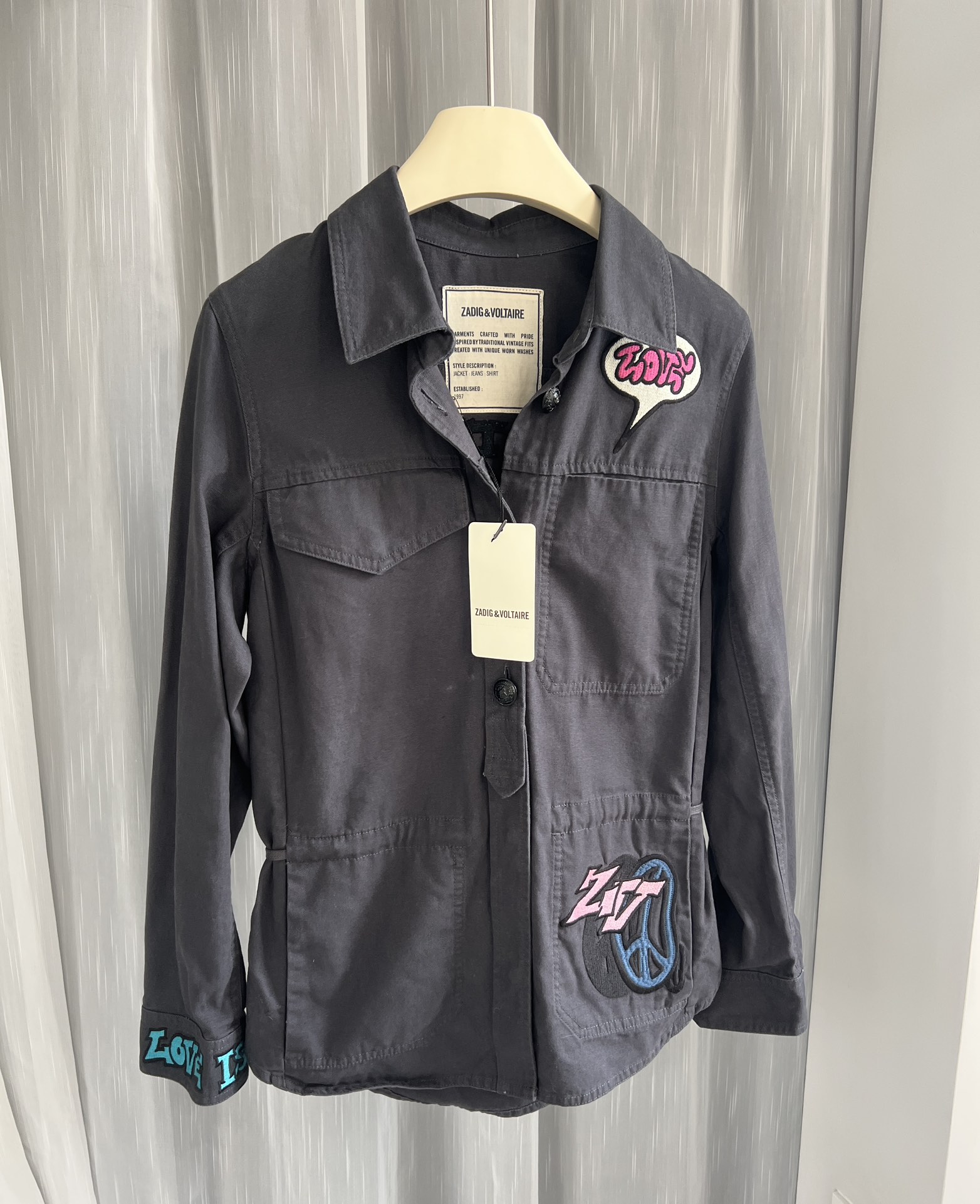 171 쟈딕 ZAD Tackl canvas BROD 셔켓