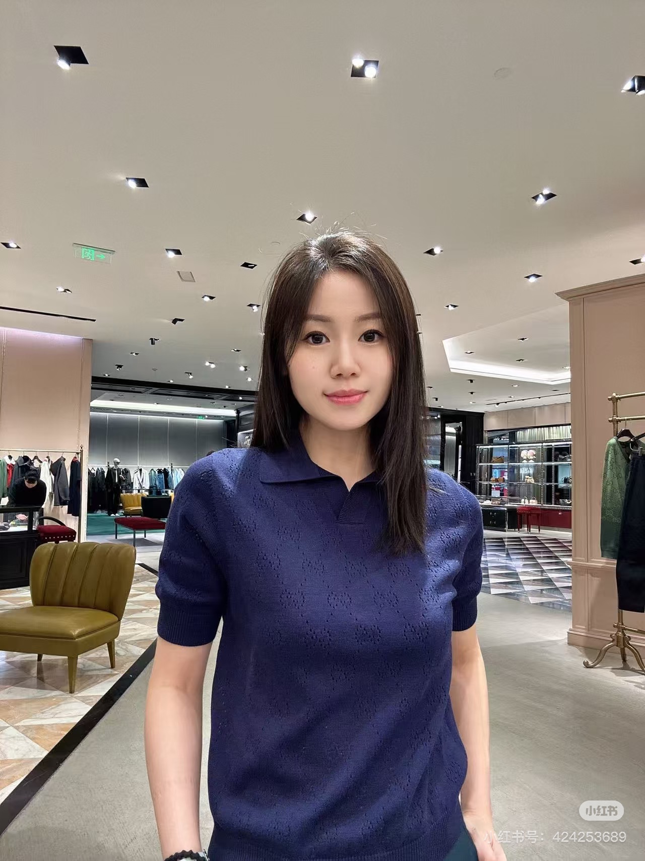 559 구 GUC 여성 포인텔 코튼 실크 폴로 셔츠