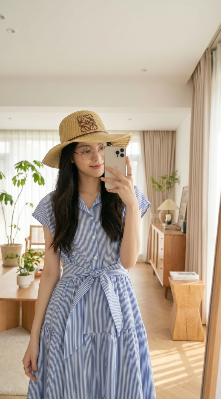 804 로에 LOE 썬 빅라운드 햇