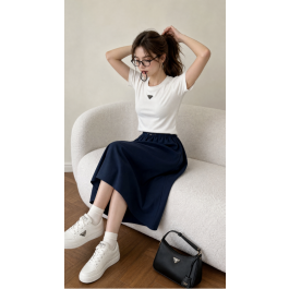 811 프라 PRA 여성 경량 리나일론 스커트