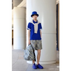 824 버버 BUR 남성 체크 쇼츠